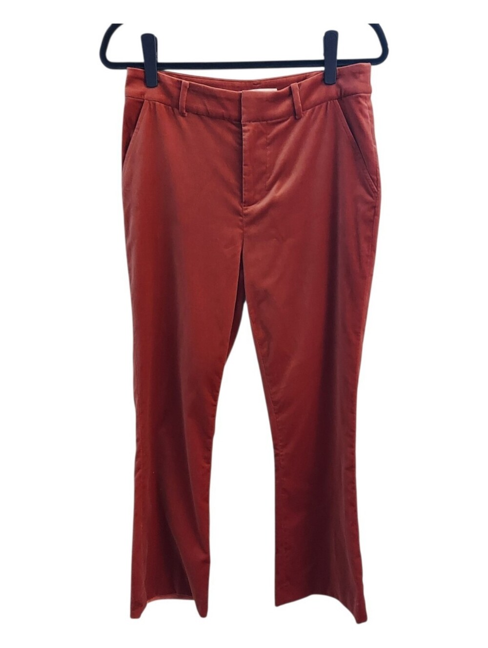 FRAME Flare Kick Cropped Velvet Pants In Spice 6 Fall